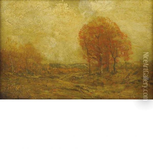 Autumn Landscape Oil Painting - Julian Onderdonk