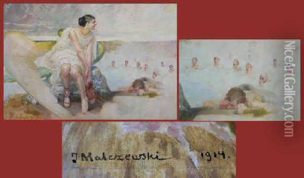 Introdukcja Oil Painting - Jacek Malczewski