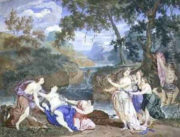 Diana and Callisto Oil Painting - Richard van Orley