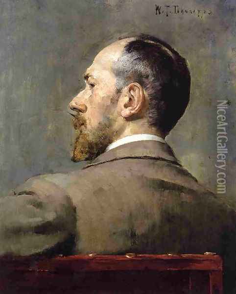 Portrait of Robert Gordon Hardie Oil Painting - William Turner Dannat