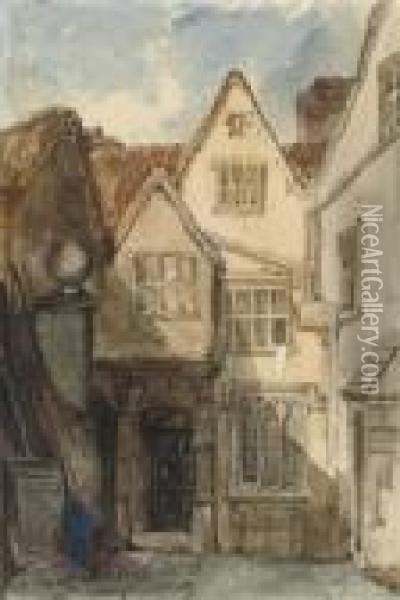 An Alderman's House, Bristol Oil Painting - William James Muller