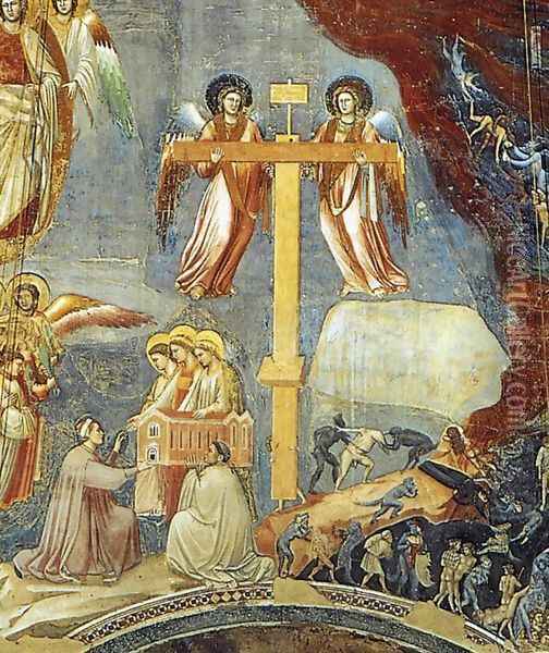 Last Judgment (detail 9) 1306 Oil Painting - Giotto Di Bondone
