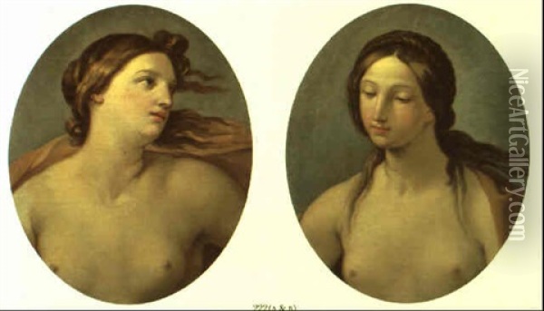 The Head Of Liberality Oil Painting - Elisabetta Sirani