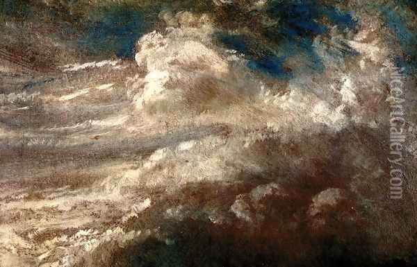 The wave's study Oil Painting - John Constable