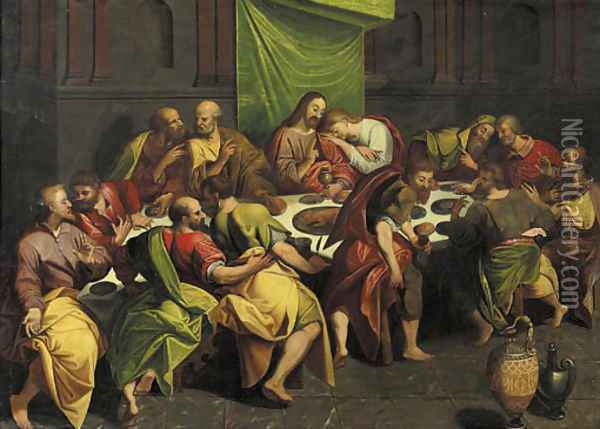 The Last Supper 2 Oil Painting - Frans I Francken