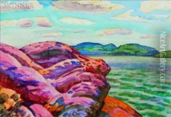 Deadman Cove Oil Painting - Carl Gordon Cutler