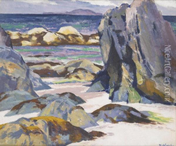 Lunga From Iona Oil Painting - Francis Campbell Boileau Cadell