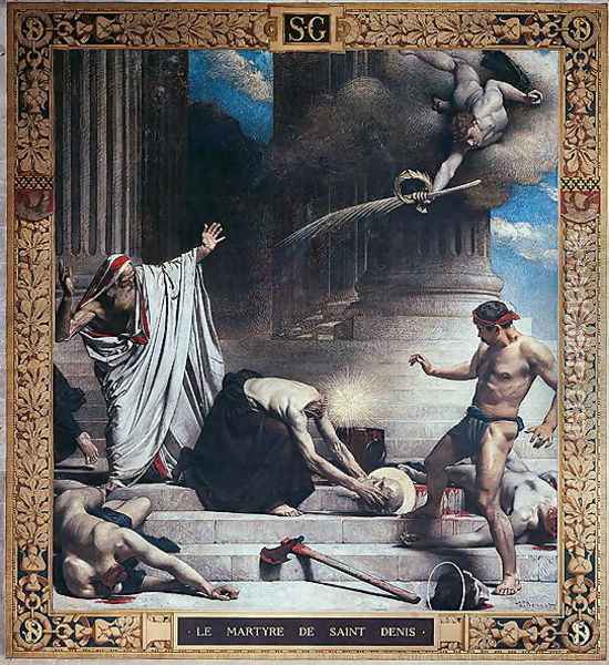 The Martyrdom of St. Denis Oil Painting - Leon Bonnat