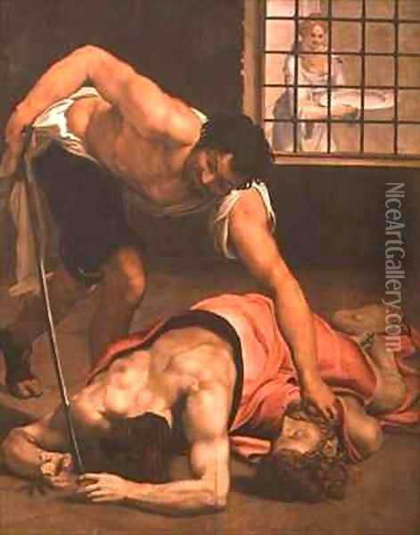 The Beheading of St John the Baptist Oil Painting - Daniele da Volterra