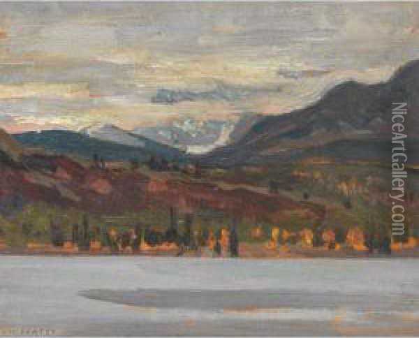 Near Jasper Oil Painting - John William Beatty