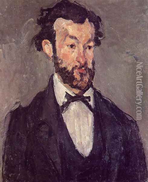 Portrait Of Antoine Valabregue Oil Painting - Paul Cezanne