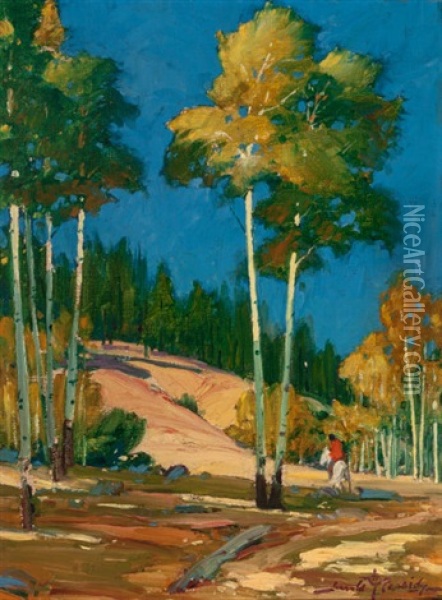 The Summit, New Mexico Oil Painting - Gerald Cassidy