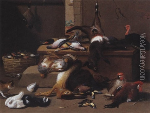 Nature Morte De Gibier Oil Painting - Jan van Kessel