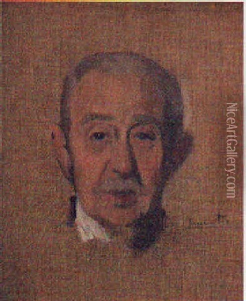 Retrato Del Marques De Foronda Oil Painting - Cecilio Pla