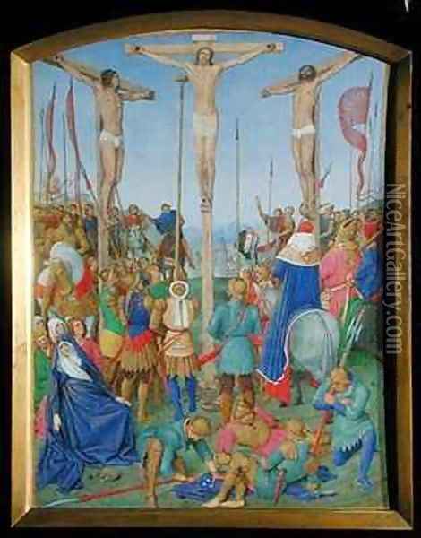 Calvary Oil Painting - Jean Fouquet