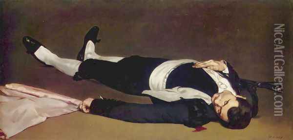 La Muerte del Torero, 1864 Oil Painting - Edouard Manet