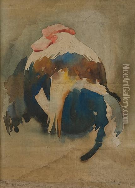 The Rooster Oil Painting - Arthur Melville