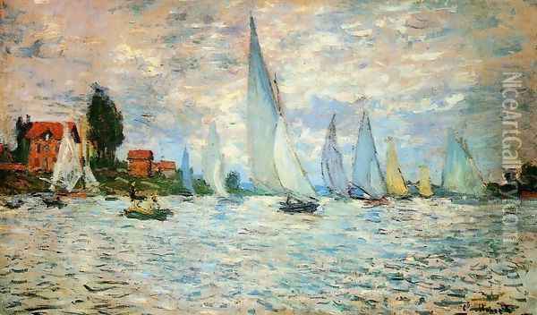 Regatta at Argenteuil 2 Oil Painting - Claude Oscar Monet