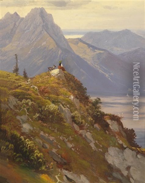 Gute Aussicht Oil Painting - Karl Millner