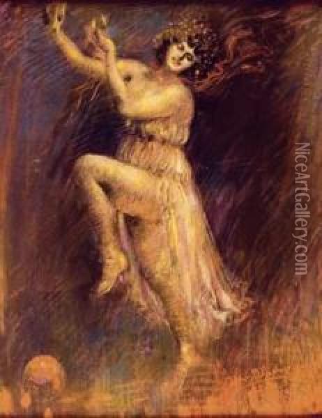 La Danseuse Oil Painting - Henri Jules Charles De Groux