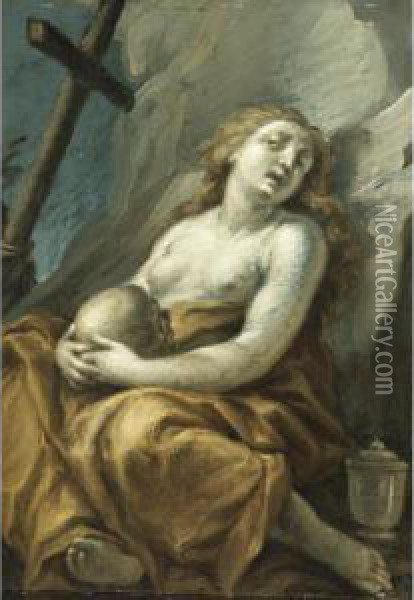 Maddalena Oil Painting - Giuseppe Antonio Pianca