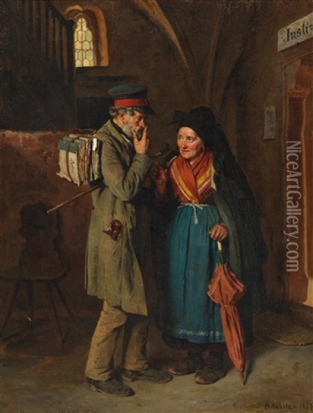 Good Advice Is Dear Oil Painting - Berthold Woltze