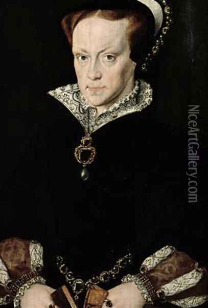 Queen Mary I 1516-58 of England Oil Painting - Mor, Sir Anthonis (Antonio Moro)