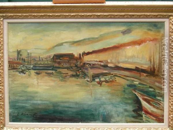 Emile Port De Saint Malo Oil Painting - Emile-Othon Friesz