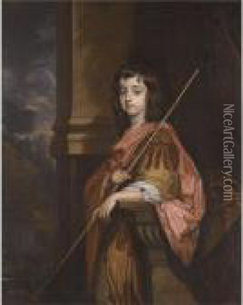 Portrait Of William Seymour, 3rd Duke Of Somerset Oil Painting - Sir Peter Lely