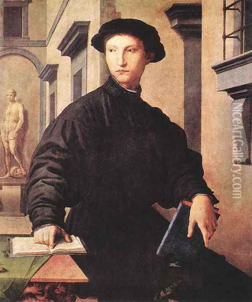 Ugolino Martelli c. 1535 Oil Painting - Agnolo Bronzino