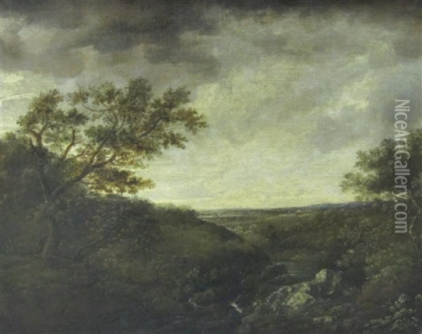 The Vale Oil Painting - Benjamin (of Bath) Barker