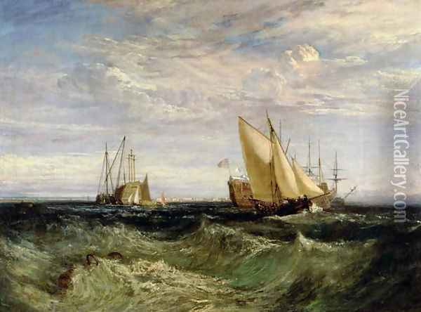 A Windy Day Oil Painting - Joseph Mallord William Turner