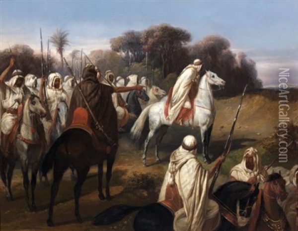 Abd El-kader Oil Painting -  Sansac (Comte de)