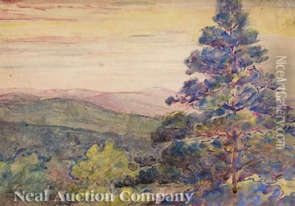 Smoky Mountains, North Carolina Oil Painting - Elizabeth Goelet Rogers Palfrey