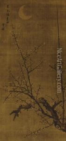 Fragrance Of The Plum Blossoms Oil Painting - Liu Shiru