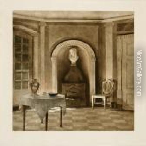 The Dining Room At Liselund Oil Painting - Peder Vilhelm Ilsted