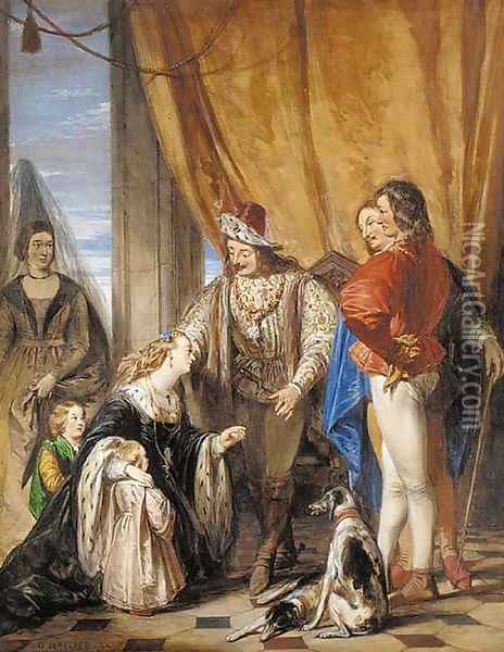 The reign of King Richard the Third Oil Painting - Daniel Maclise
