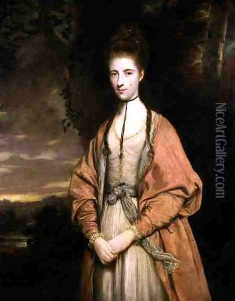 Anne Seymour Damer 1749-1828, 1773 Oil Painting - Sir Joshua Reynolds