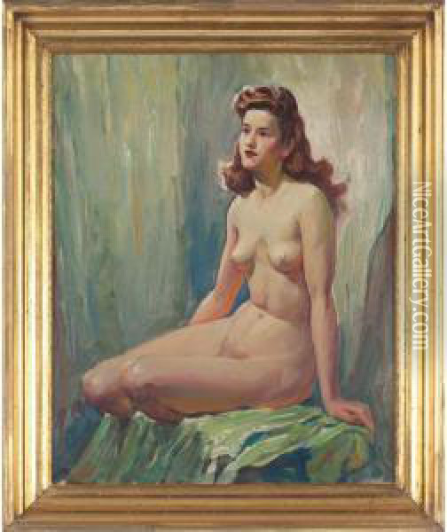 Nude Oil Painting - Glen C. Sheffer