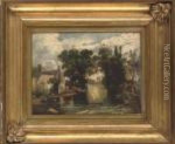The Mill Stream Oil Painting - John Constable