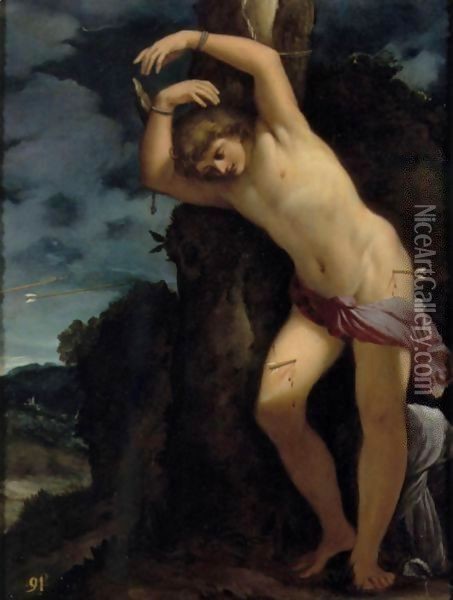 Saint Sebastian Oil Painting - Lodovico Carracci