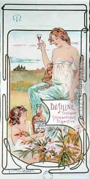 Advertisement for Desiline stomach digestive tonic Oil Painting - Gaston Gerard