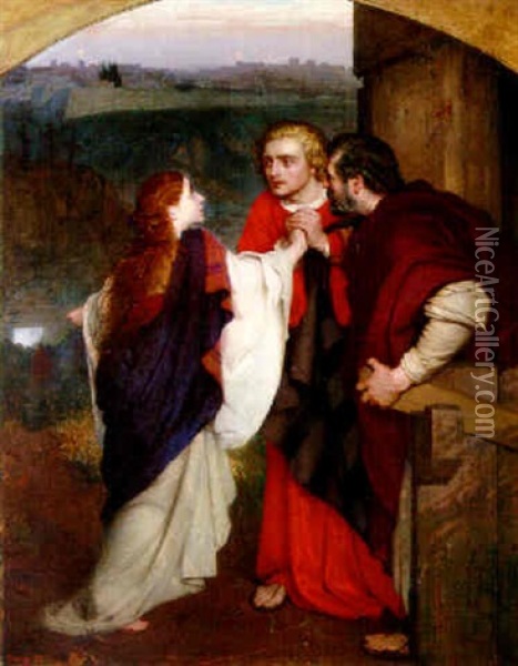 Mary Magdalene's Revelation Oil Painting - Philip Hermogenes Calderon