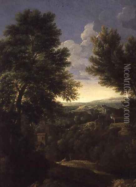 Sabine Hills Oil Painting - Gaspard Dughet Poussin