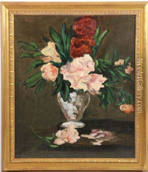 Homage To Manet Oil Painting - Jules Felix Ragot