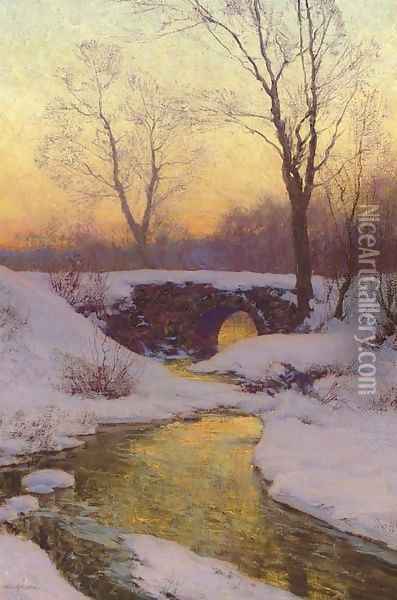Snow-Bound Brook Oil Painting - Walter Launt Palmer