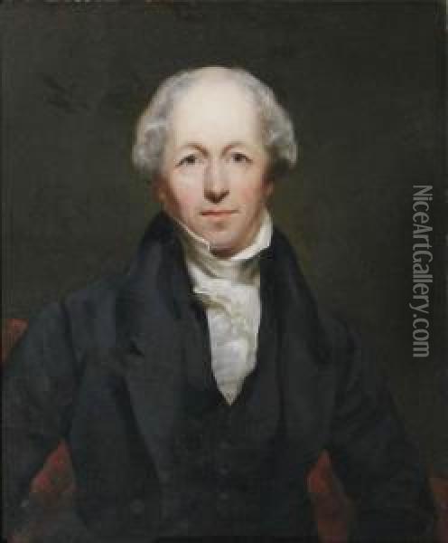 Portrait Of Sir Charles Hardinge Oil Painting - Daniel Macnee