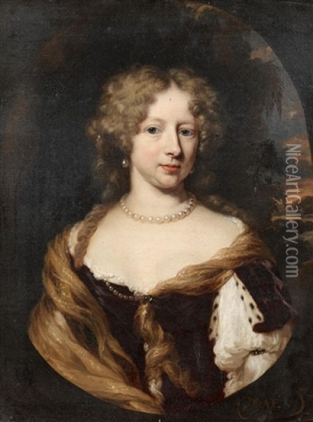 Portrat Einer Dame Oil Painting - Nicolaes Maes