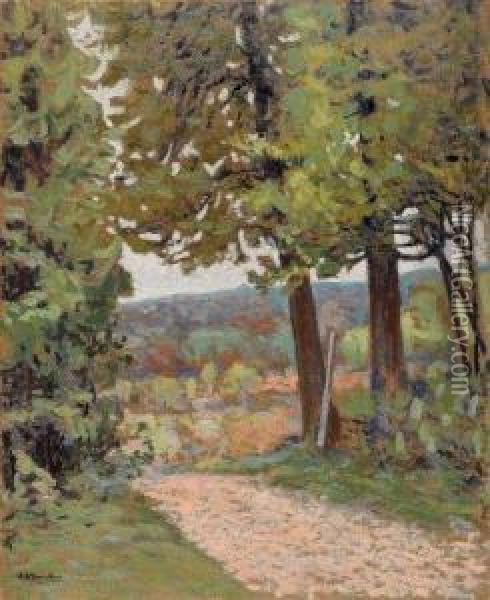 Chemin A L'oree D'un Bois Oil Painting - Alexander Altmann