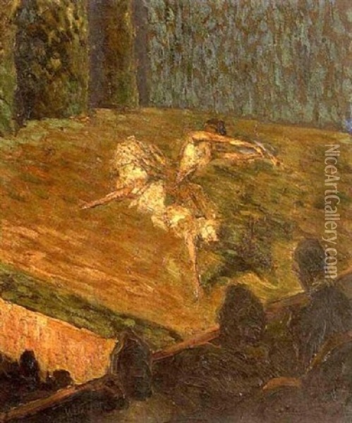 Balletttanzerin Oil Painting - Albert Weisgerber